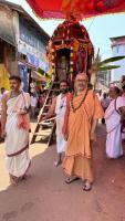 H.H. Swamiji Visit to Honavar Shri Gopalkrishna Dev Temple and Rathotsava (22 April 2023)